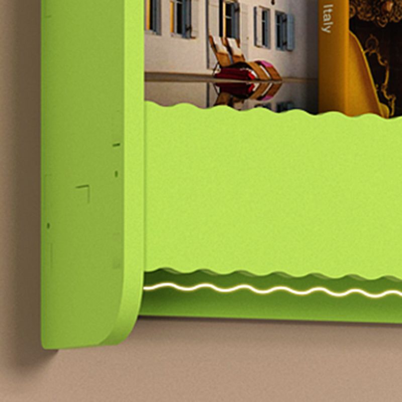 Modern Wall Mounted Bookcase Engineered Wood Bookshelf for Home Use