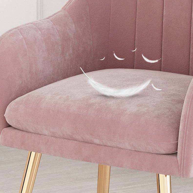 Fauteuil rembourré de Style scandinave, chaise simple à dossier solide pour la maison