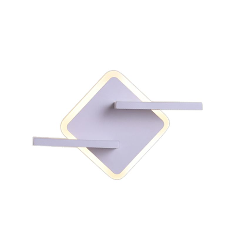 1-Light Metal Sconce Lighting Fixtures Geometric Modern Style Wall Lamp Sconce