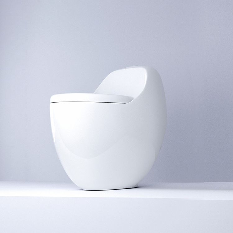 Modern Elong Toilet Bowl Floor Mount Toilet with Seat for Bathroom