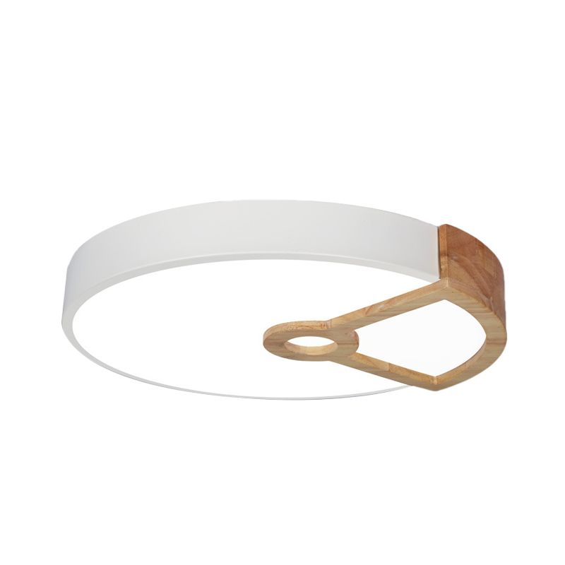 Plafonnier LED rond en acrylique, épissure, Macaron, blanc/rose/bleu, luminaire monté au plafond pour chambre à coucher