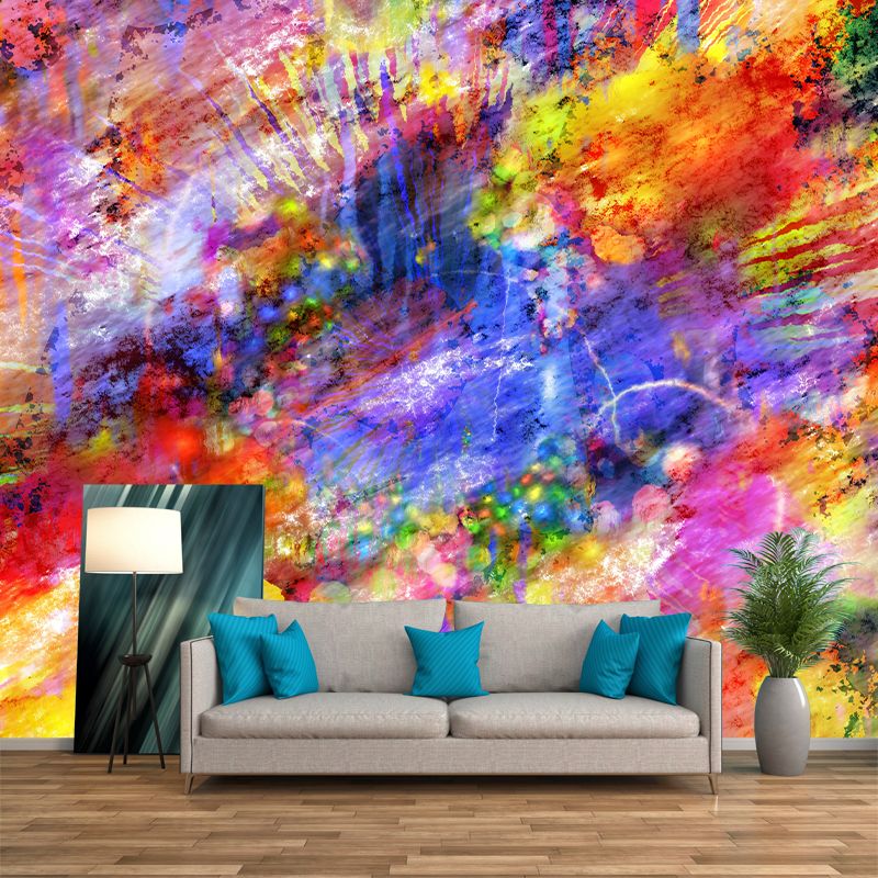 Illustration Abstract Pattern Mildew Wall Mural Horizontalt for Living Room