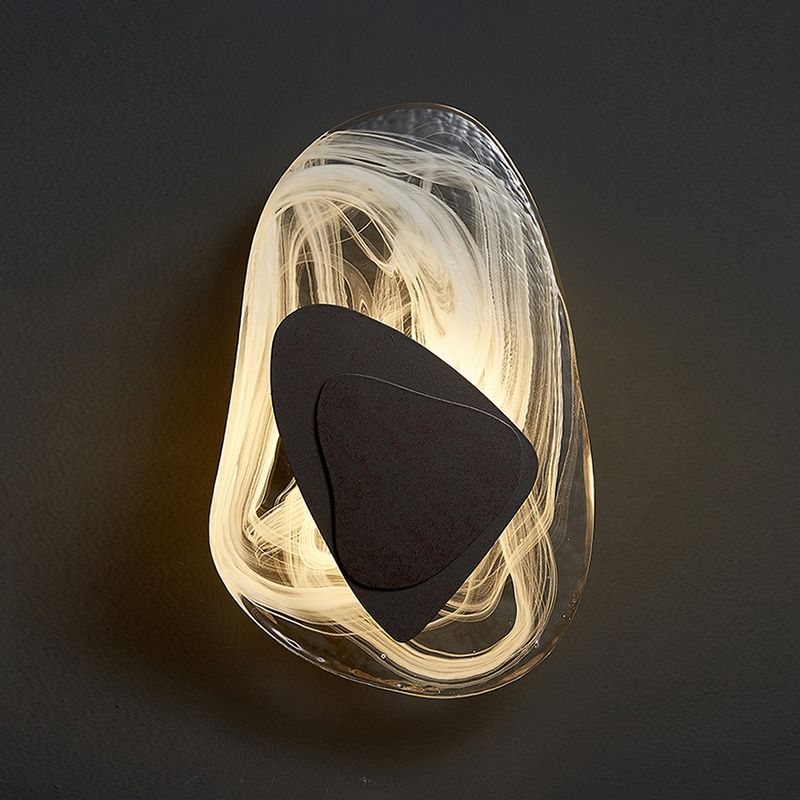 Crystal Shade Wall Lighting Ideas Modern 1-Light Wall Lighting for Bedroom