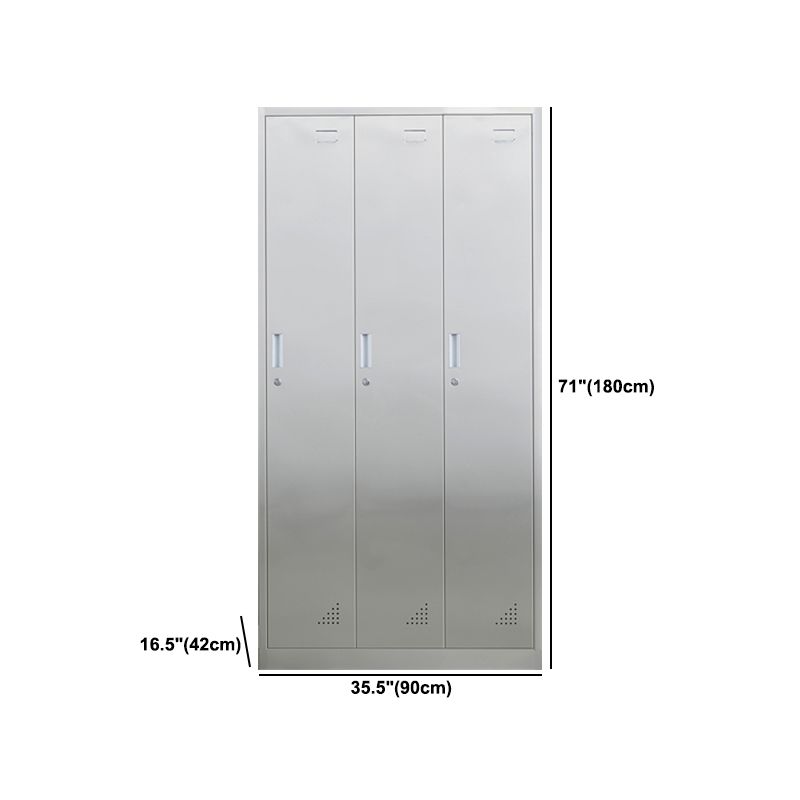 Metal Industrial Cabinet for Bathroom Steel Storage Cabinet with Hinged Door