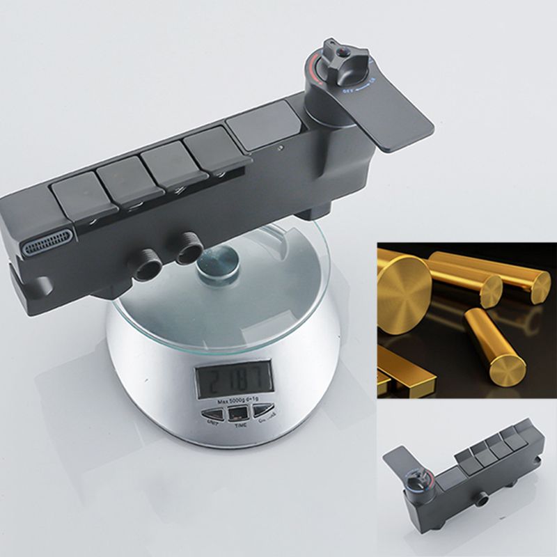 Modern Style Shower System Wall Mounted Spot Resist Handle Lever Shower System