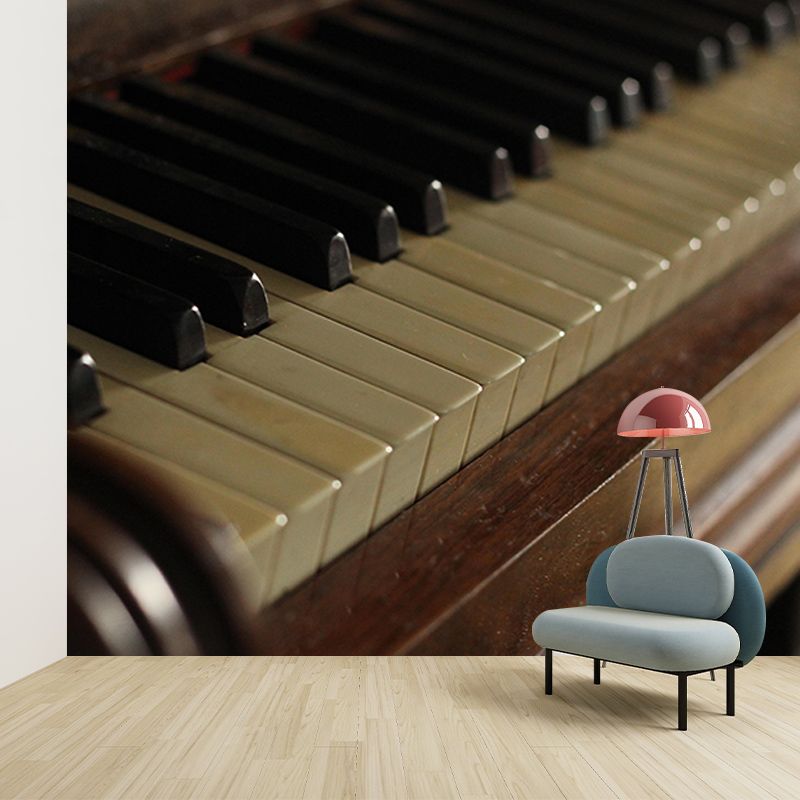 Customized Piano Hobby Mural Decorative Wallpaper for Bedroom