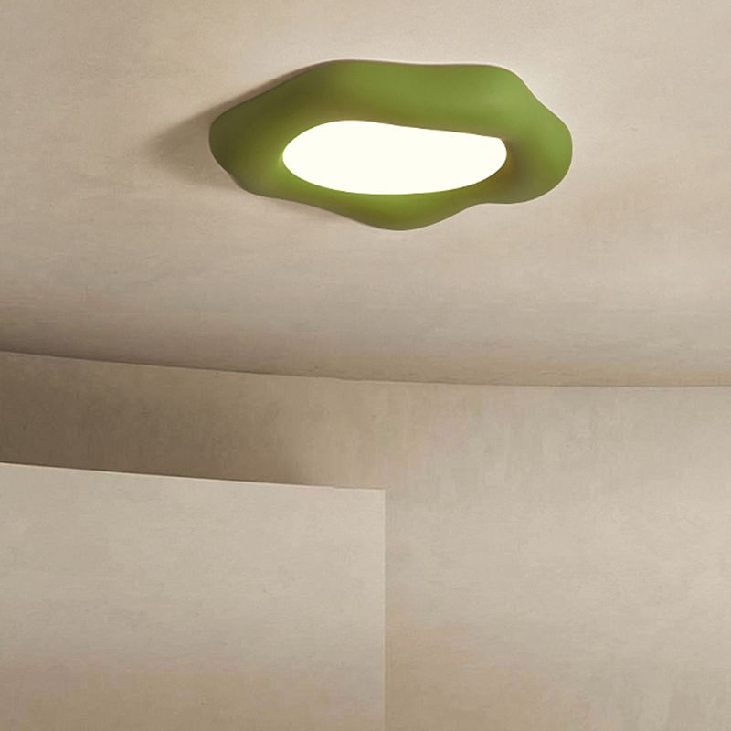 Resin and Acrylic Ceiling Flush Contemporary LED Flush Mount