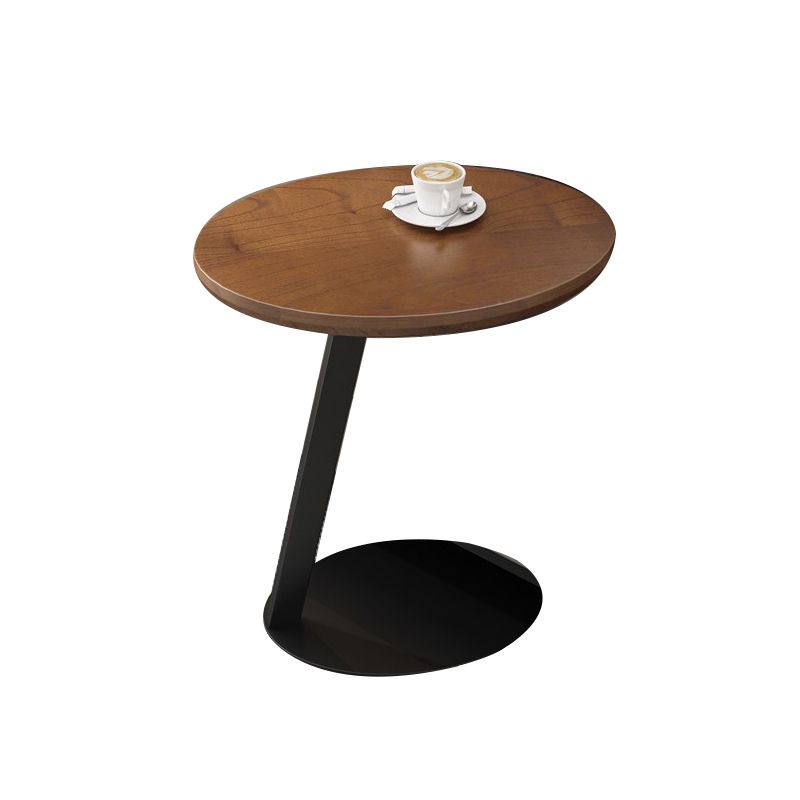 21.65" Tall Scandinavian Sofa Side Accent Table Round Side End Table