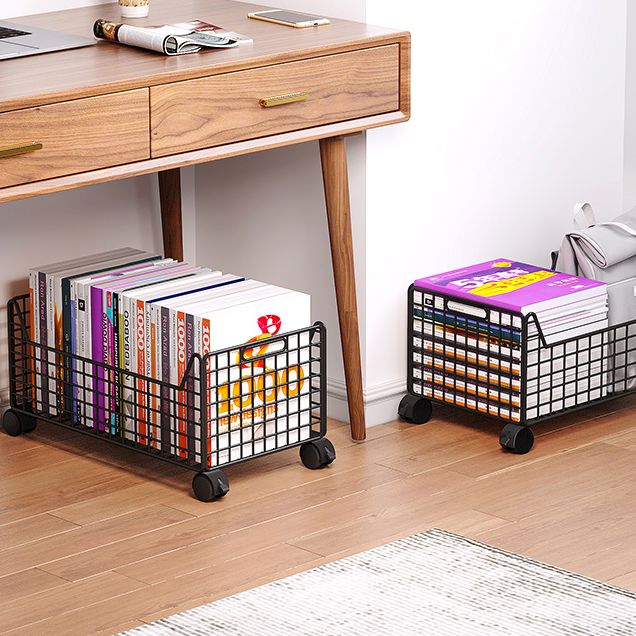 Metal Book Shelf Horizontal Shelf Bookcase, 11.61" W x 9.45" H