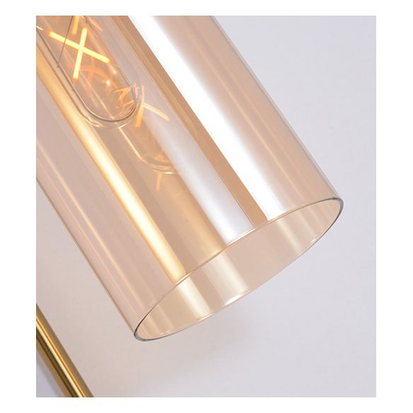 Contemporary Tubular Wall Lights 1 Bulb Living Room Sconce Light Fixture