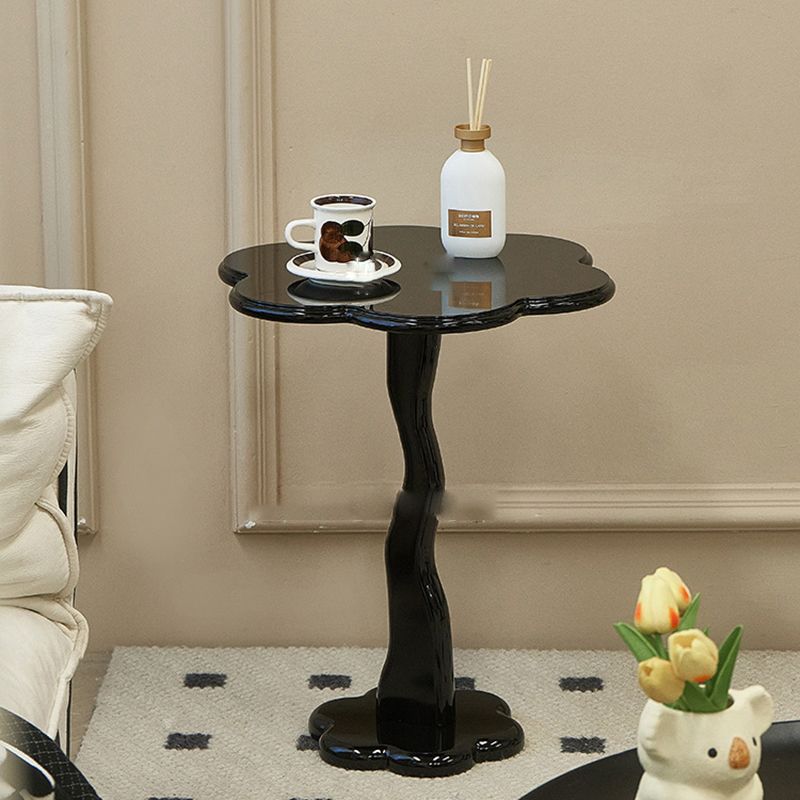 Modern Style Colored Irregular Side Table Wood End Table Set