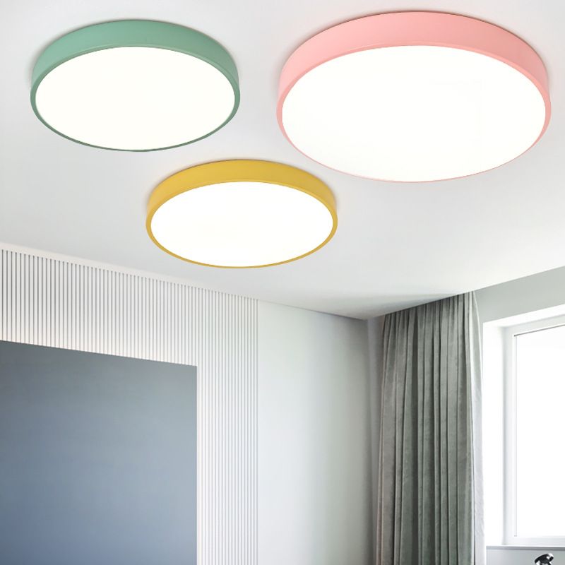Acrylic Circular Flush Mount Ceiling Lights Modern Flush Mount Lamp