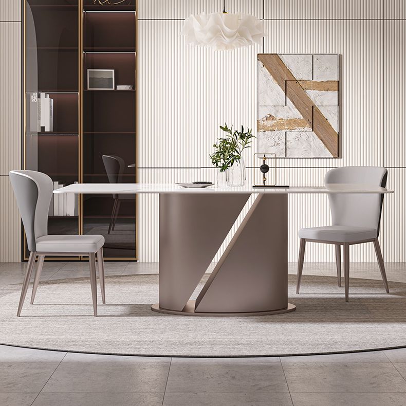 Designer Style Sintered Stone Top Dining Set 1/4/5/7 Pieces Dining Table with Chairs
