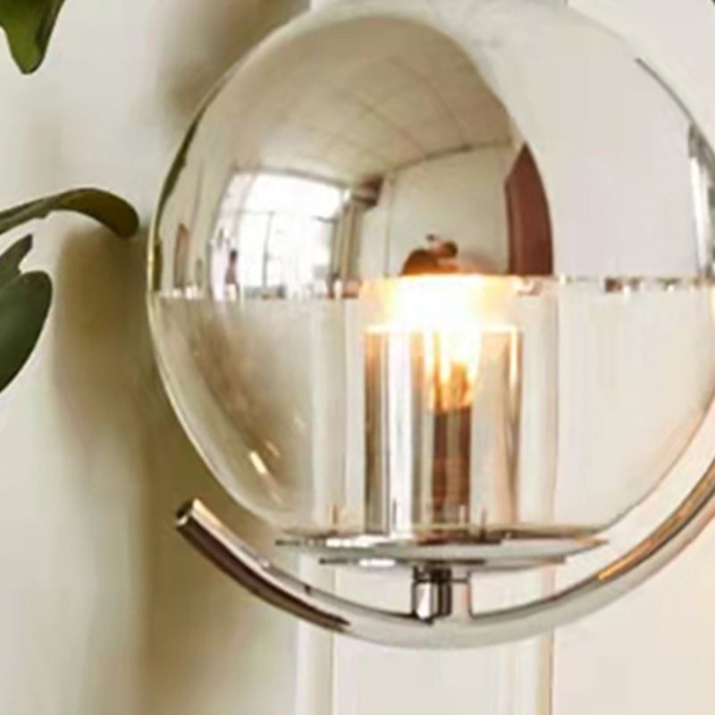 Modern Style Chandelier Household Glass Hanging Light for Sitting Room