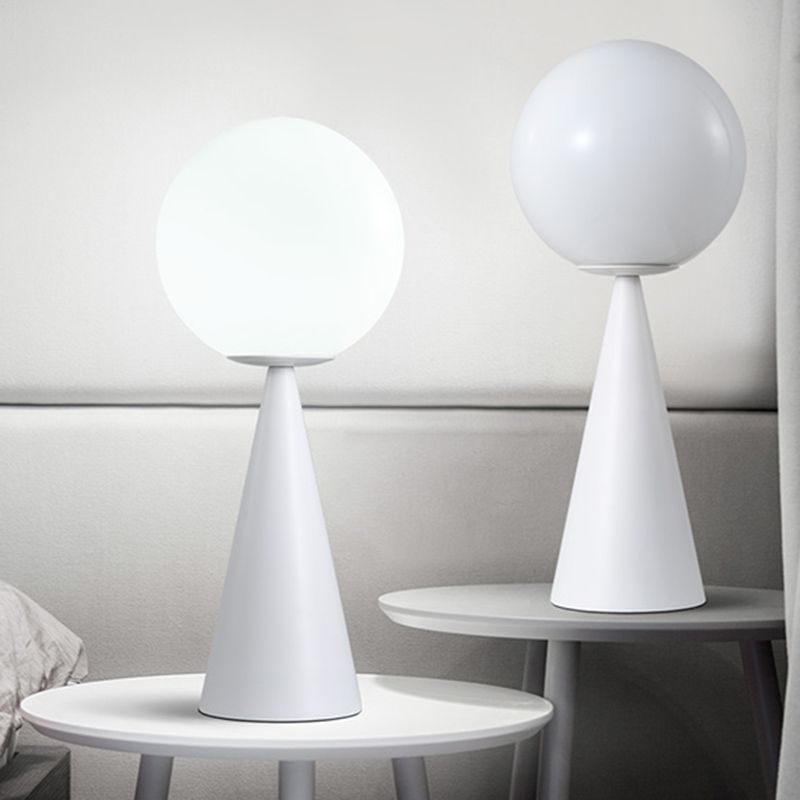 Glass Global Table Light Contemporary Style Nights and Lamp for Bedroom
