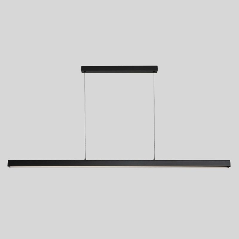 Moderne stijl eenvoudige hangende lamp led rechthoek hanglamp voor eetkamer