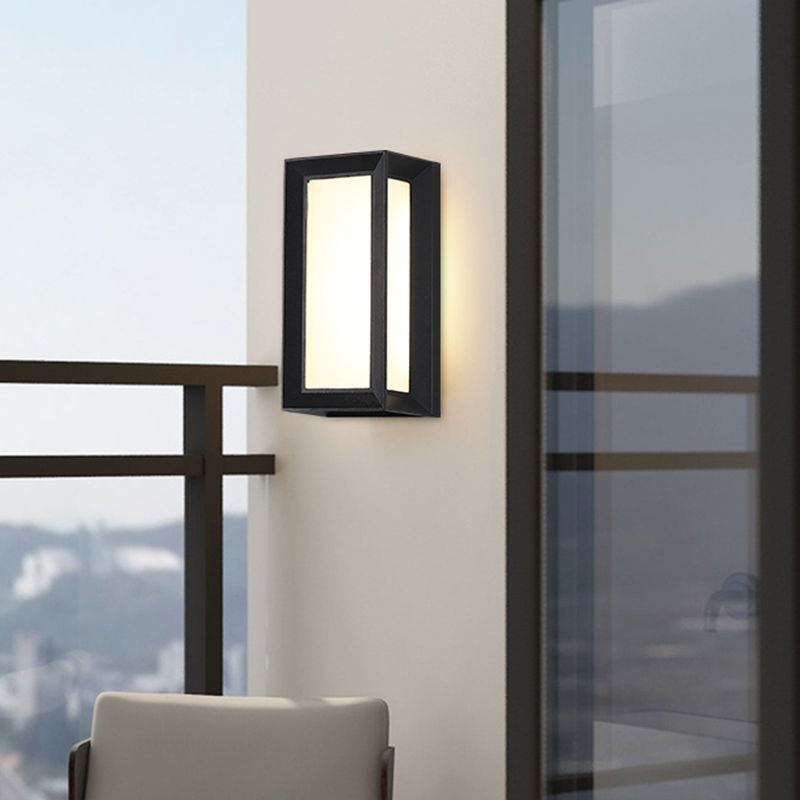 Lámpara de montaje de pared acrílica de 1 luce