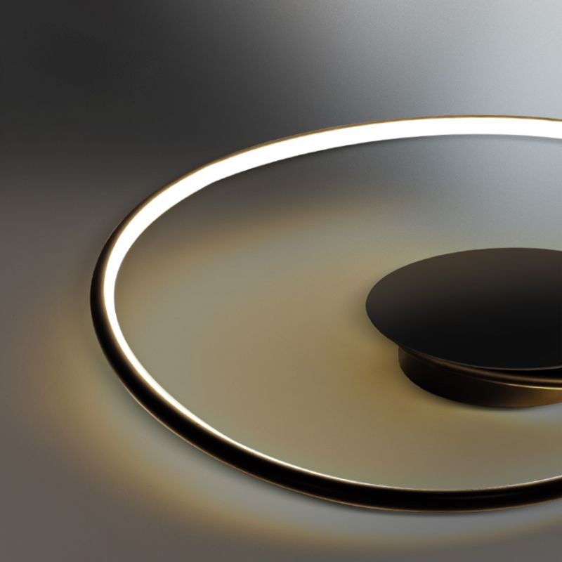 Lampe LED encastrée contemporaine créative, abat-jour en acrylique, pour chambre à coucher