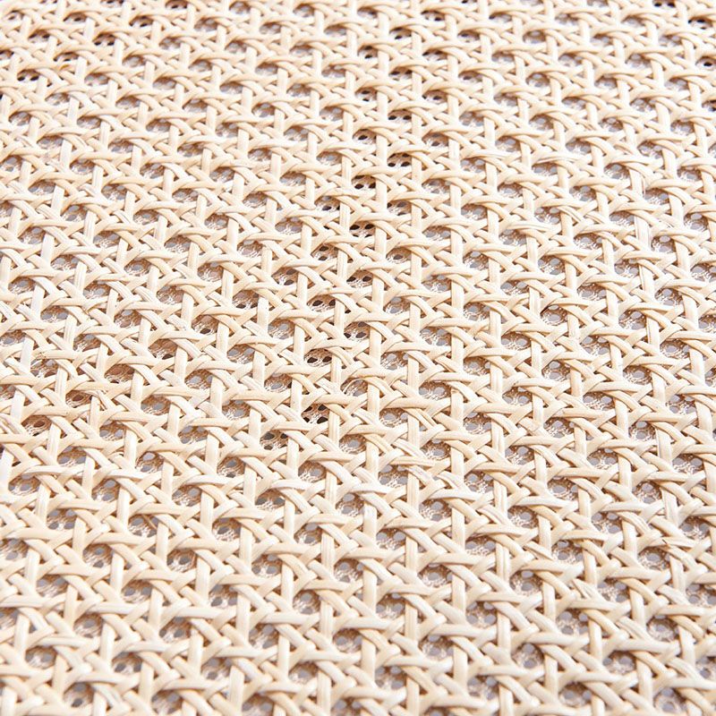 Sillas laterales de mimbre de diseño minimalista con respaldo abierto que cena la silla lateral