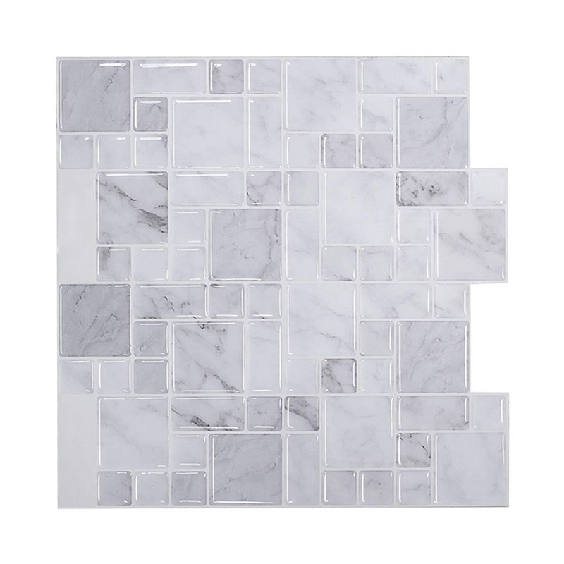 Brick Effect Wallpaper Panels Pick Up Sticks Country Kitchen Wall Art, 9.8' L x 9.8" W