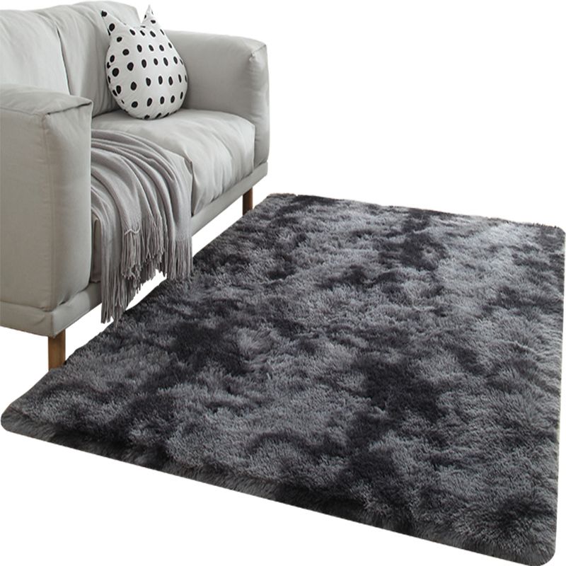 Minimalistischer Rug Multi-Farb-Kunstfell-Innenteppichmaschine Waschbarer Anti-Schlupf-Teppich für Wohnzimmer