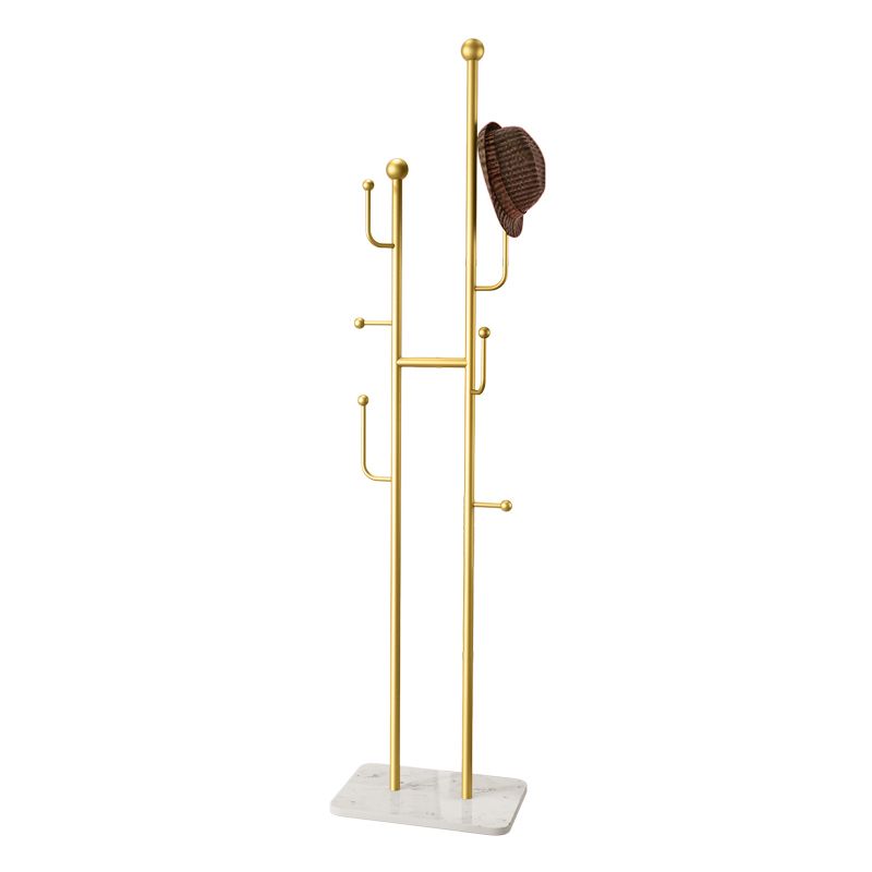 Modern Hall Tree Gorgeous Metal Hall Stand Coat Hanger with Hooks