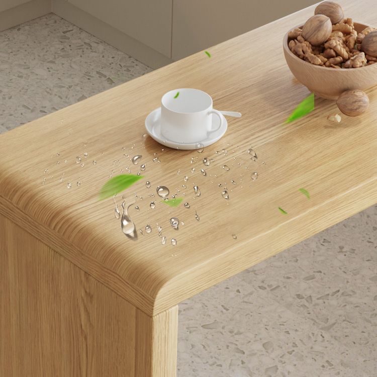 Modern Rectangle Bar Table Set 1/3 Pcs Brown Wooden Bar Table Set