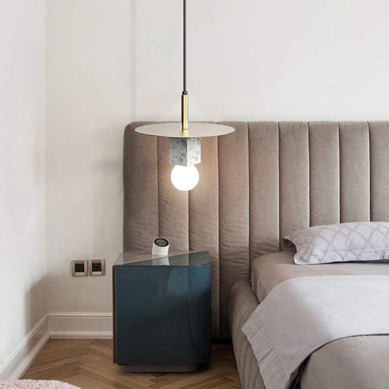 Schattierte Beleuchtung Anhänger zeitgenössischer Stil Steinschlafzimmer Anhänger Beleuchtung