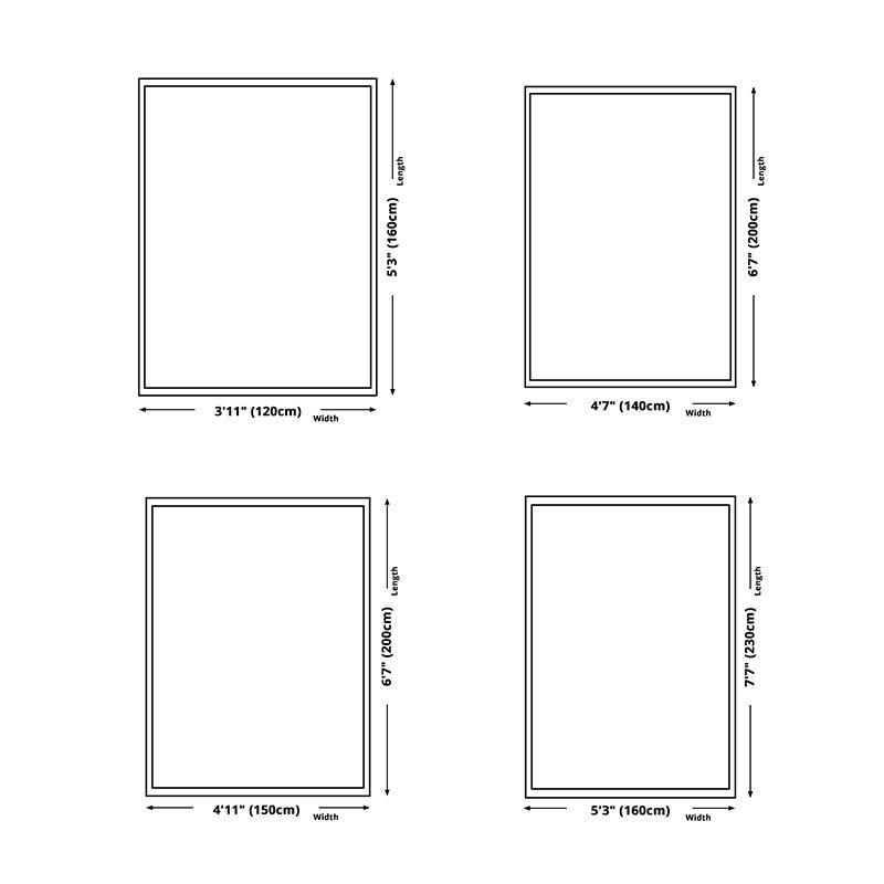 Modern European Area Rug Medallion Pattern Indoor Rug Washable Carpet with Non-Slip Backing