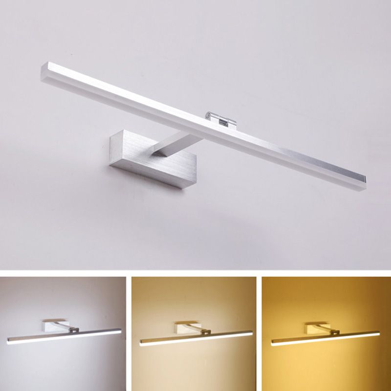 Modernist Single-Bulb Copper Mirror Front Light LED Metallic Wall Mounted Light for Bathroom