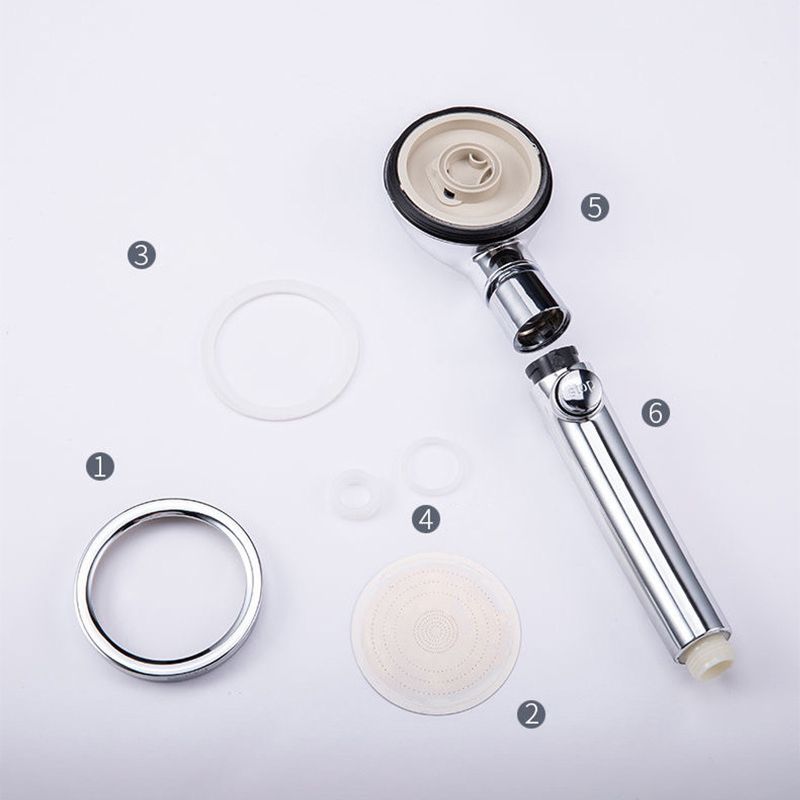 Contemporary 3 Settings Shower Head Combo Round Shower Combo