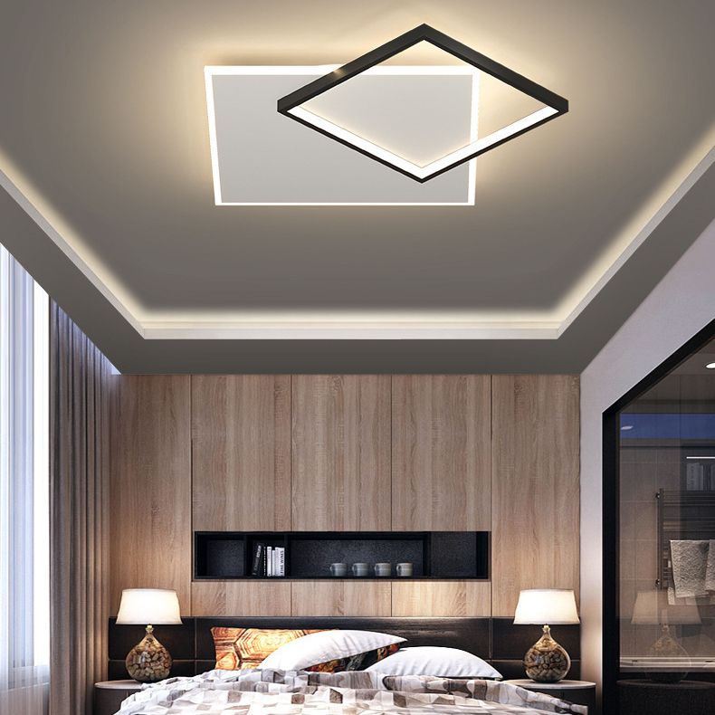 Vierkante inbouwverlichtingsarmaturen Moderne acryl inbouw