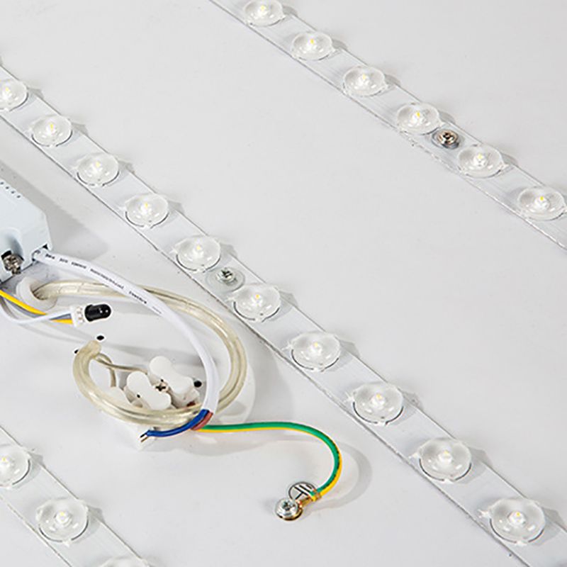 Minimalistische LED flush mount plafond Licht creatieve kleurrijke plafond lamp met acryl schaduw