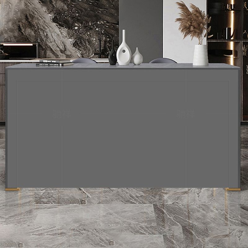 Modern Style Rectangle Bar Table 1/2/3 Pieces Stone Bar Table Set for Home Use