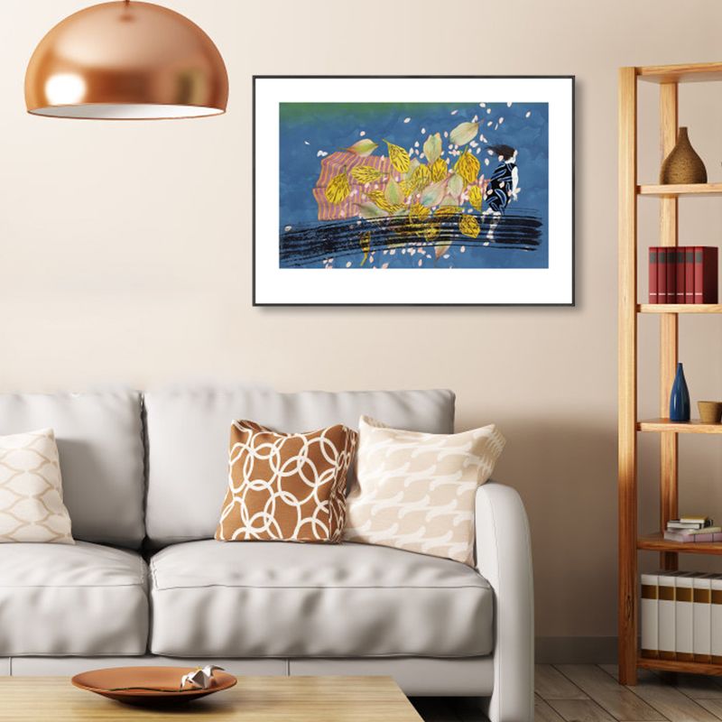 Oil Painting Fun Times Canvas Wall Art for Kids Bedroom, Pastel Color, Multiple Sizes