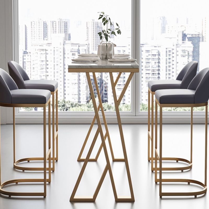 1/3/5 Pieces Counter Height Pub Set, Contemporary and Rectangular