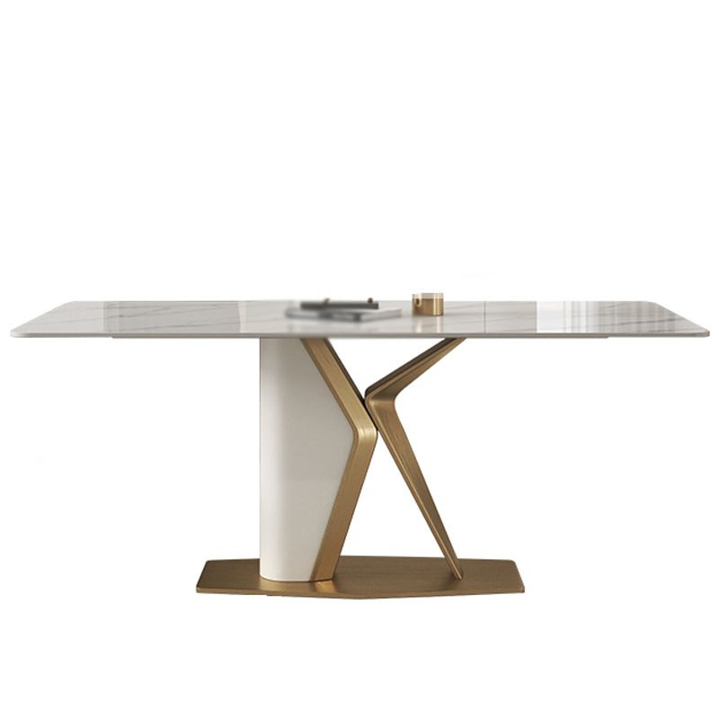 Scandinavian 1/2/3/4/5 Dining Table Set with Chair Sintered Stone Dining Table Set