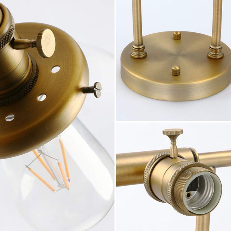 Mirror de verre lumières murales modernes simples stlye multi-têtes de montage mural