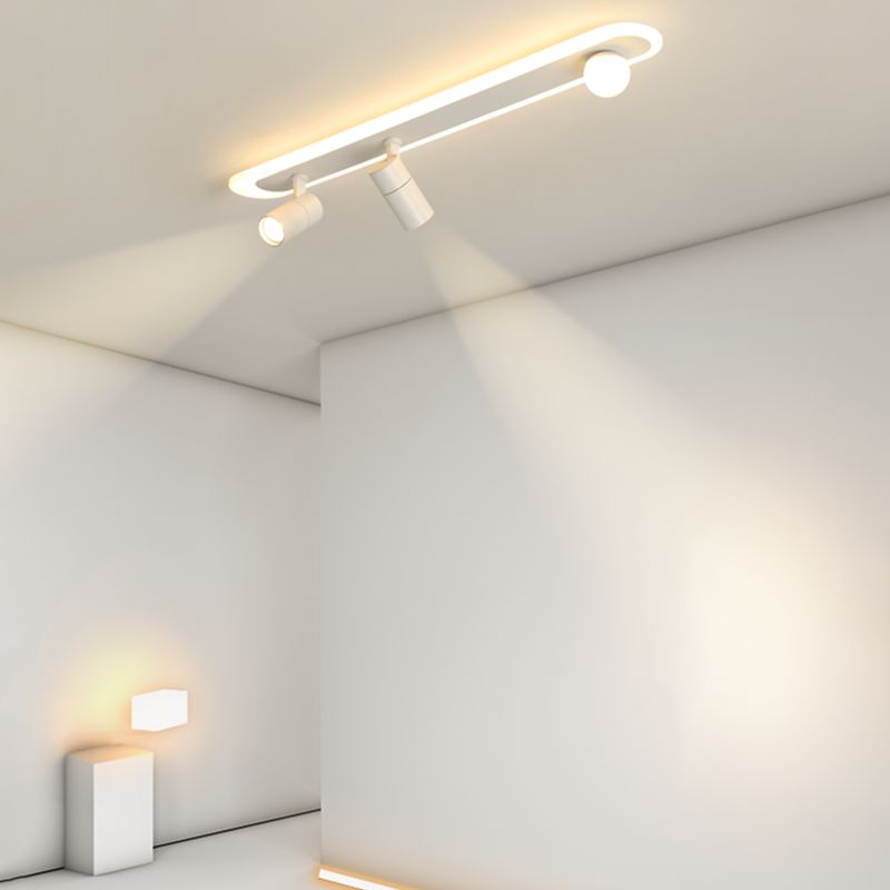 Moderne inbouwverlichting LED-railverlichtingsarmaturen Wit slaapkamerlicht Restaurantlicht