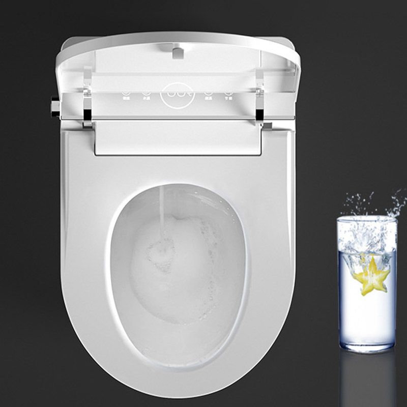 Modern 1-Piece Toilet Floor Mounted Urine Toilet with Slow Close Seat for Washroom