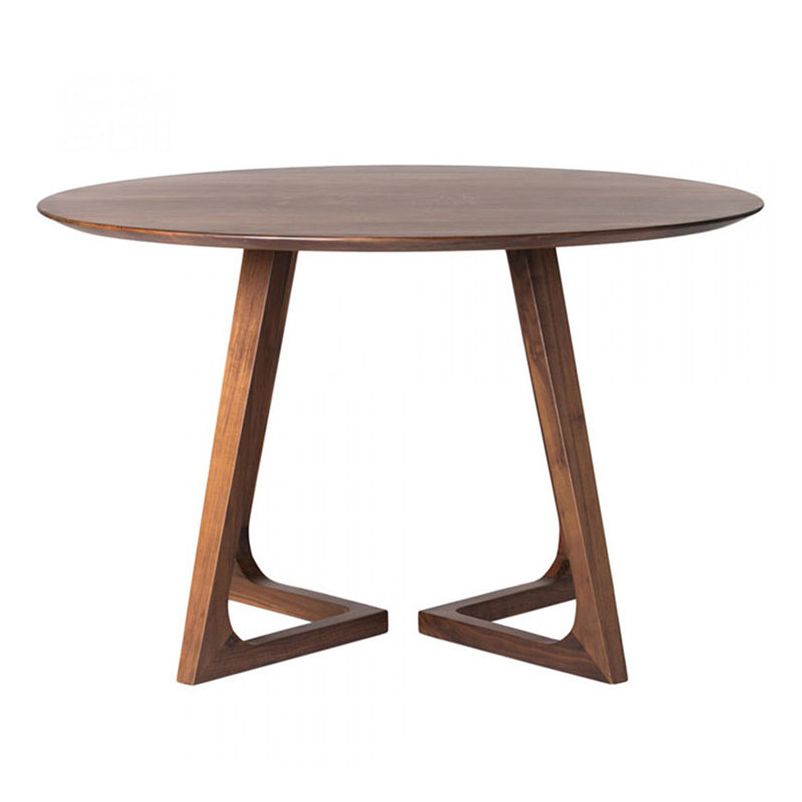 Modern Solid Wood Dining Room Set with Round Table Home Dining Table Furniture