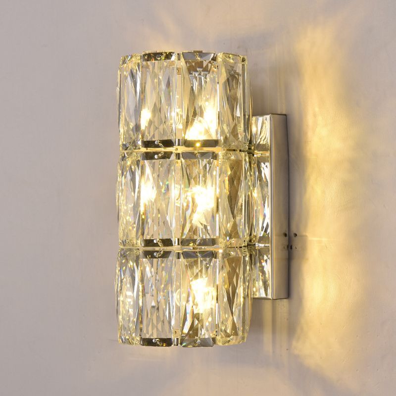 Post-Modern Wall Sconce Crystal Wall Light Fixture for Hallway
