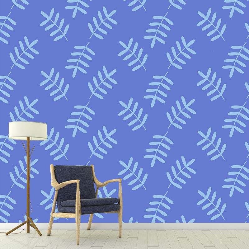 Environment Friendly Tropical Plants Mural Wallpaper Room Wall Mural