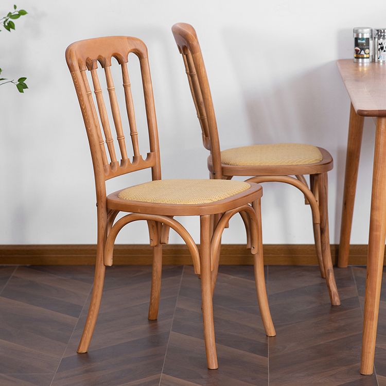 Chaise d'accélération de la ferme en bois Back Back Swerened Dining Side Claid For Restaurant