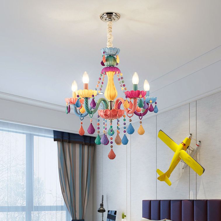 Kerze Kronleuchter leichter nordisches Macronglas Wohnzimmer Hanging Anhänger