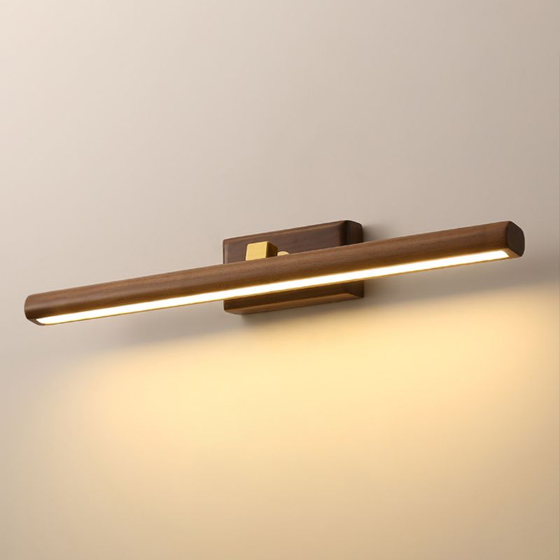 Modern Wooden Makeup Mirror Light Rotatable LED Mirror Lamp Fixture for Bathroom