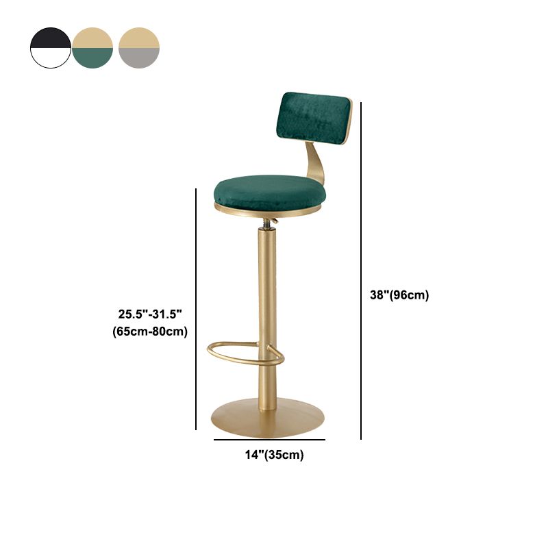 Glam Stone Bar Table Set 1/3 Pieces Counter Table with Metal Stools