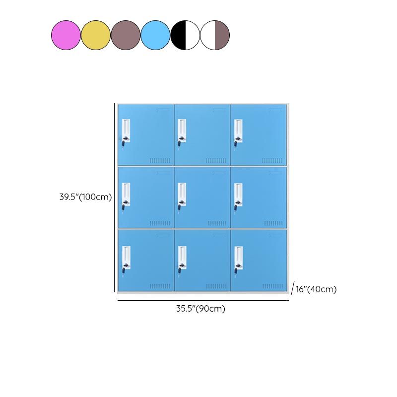 Modern Non-Hanging Armoire with Hinged Doors Matte Finish Storage Cabinet