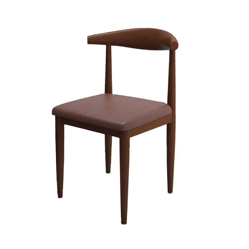 Modern Style Side Chair Open Back Indoor Dining Chair for Dining Room