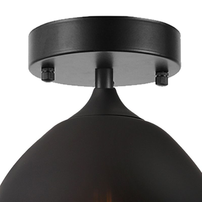 Modern Ceiling Light Minimalist Glass Flush Mount Light Fixture for Bedroom